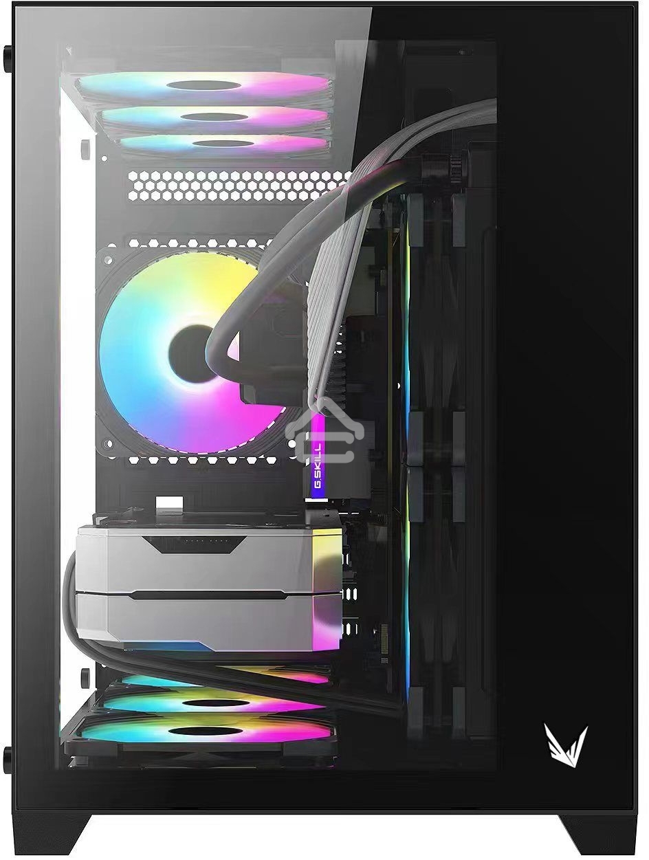 Компьютерный корпус AeroCool/Formula Crystal Z5 черный без БП mATX 1x120мм 2xUSB 2.0 1xUSB 3.0 audio bott PSU