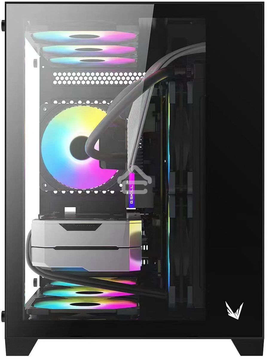 Компьютерный корпус AeroCool / Formula Crystal Z5 черный без БП mATX 1x120mm 2xUSB2.0 1xUSB3.0 audio bott PSU
