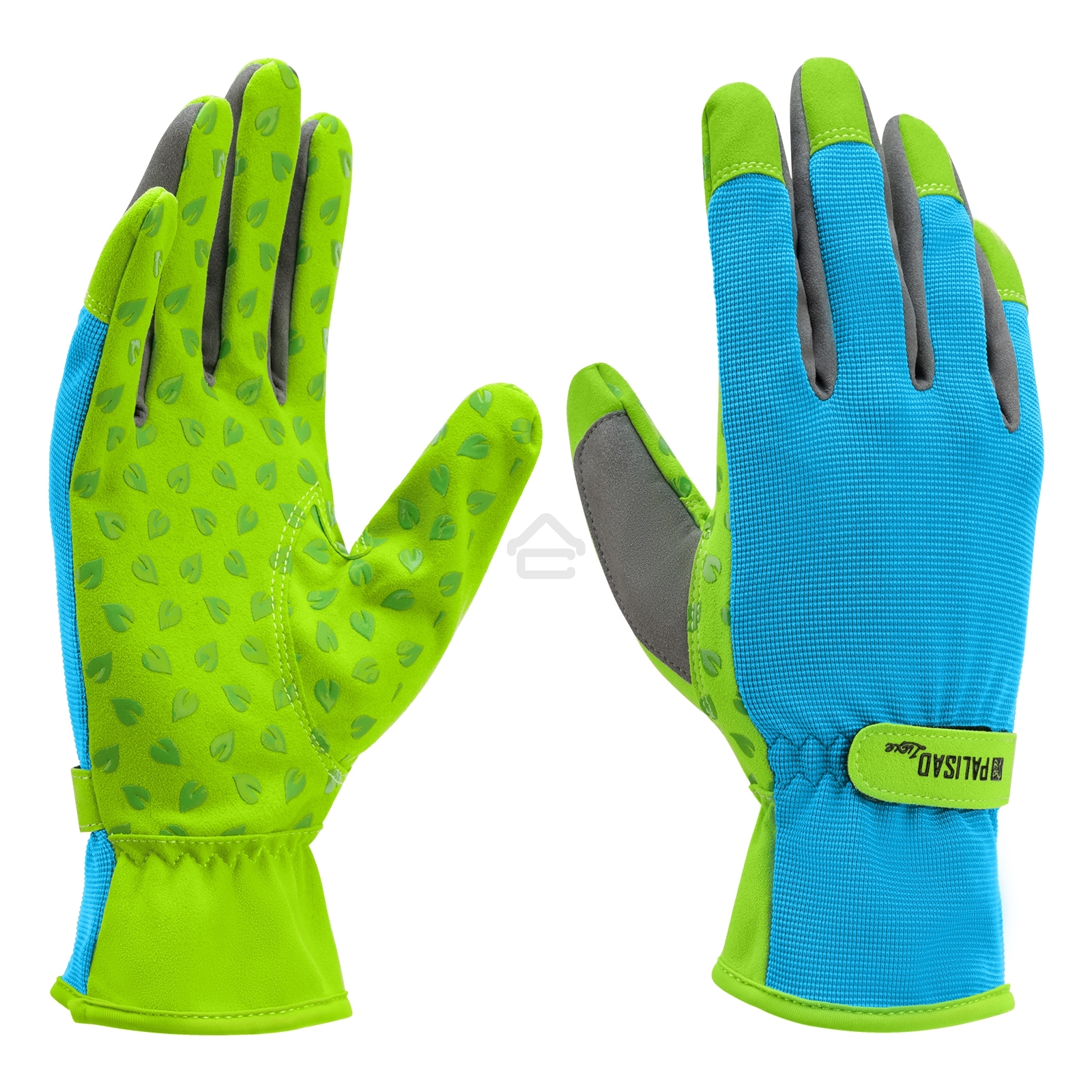 Перчатки садовые на липучке,силиконовое нанесение, размер 9, Luxe Palisad