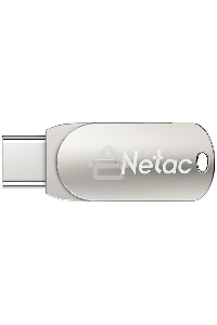 Флеш диск Netac U785 16Gb <NT03U785C-016G-30PN>, USB3.0+TypeC, металлическая