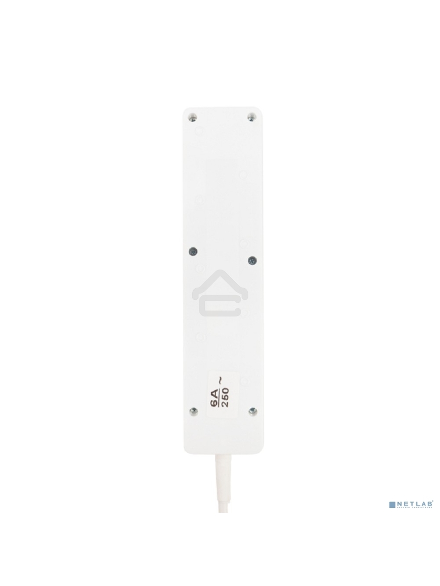 Удлинитель PROconnect 4 гнезда, 3 м, 3х0.75 мм², с/з, белый