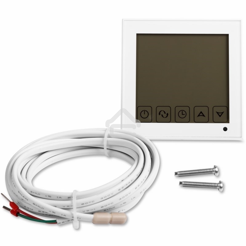 Терморегулятор сенсорный с автоматическим программированием Rexant, R200W, белый