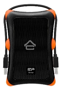 Внешний жесткий диск Silicon Power USB 3.0 2Tb A30 SP020TBPHDA30S3K Armor 2.5
