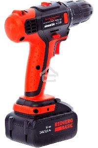 Дрель-шуруповерт RedVerg SD24L/2-2 Basic, Аккумуляторная, 24В, 2 АКБ