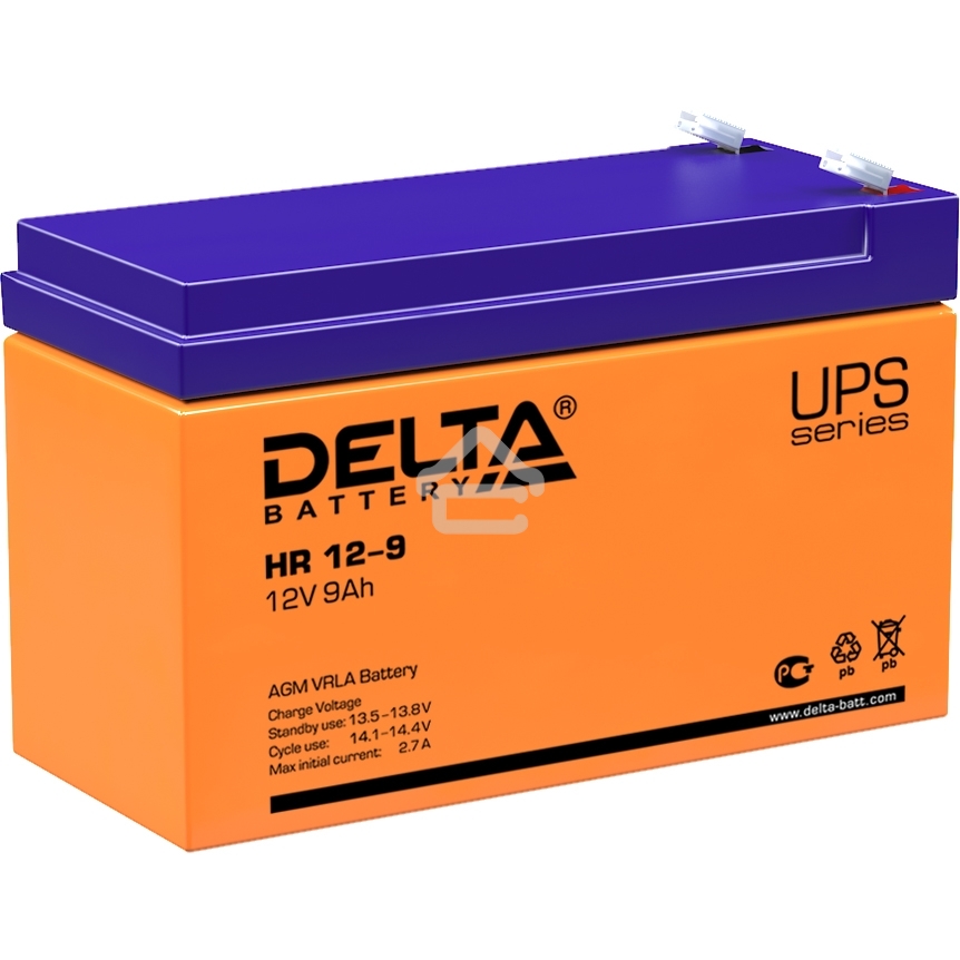 Батарея Delta HR 12-9 (12V, 9Ah)