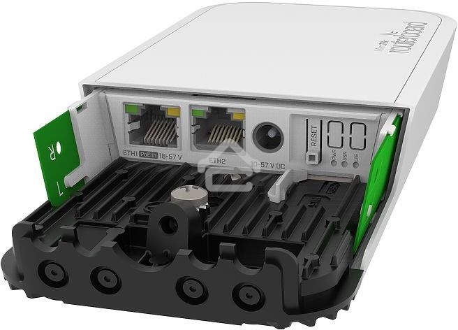Точка доступа Mikrotik RBwAPGR-5HacD2HnD&;R11e-LTE6 wAP ac LTE Kit with four core 710MHz CPU, 128MB RAM, 2x Gigabit LAN, built-in 2.4Ghz 802.11b/g/n Dual Chain wireless with integrated antenna, built-in 5Ghz 802.11an/ac Dual Chain wireless with integrated