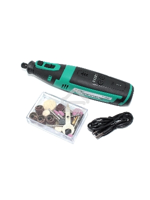 Дремель с набором насадок Pro'sKit PT-5208U, беспроводной