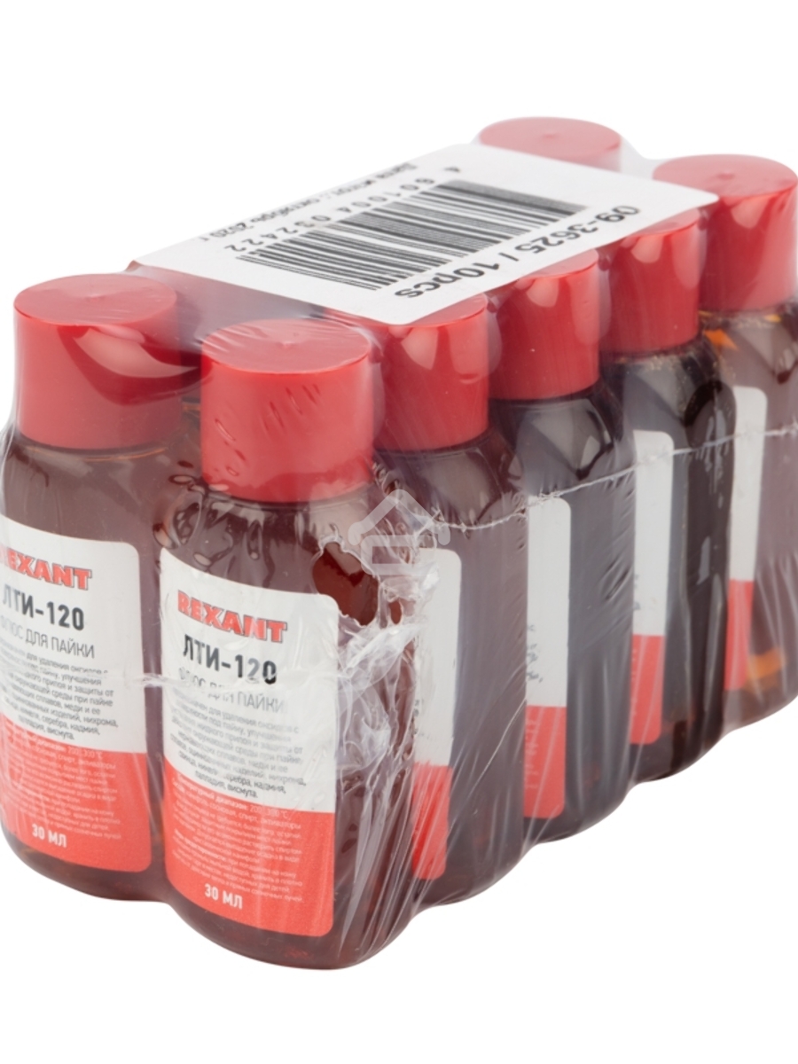 Флюс для пайки Rexant, ЛТИ-120, 30 мл, флакон