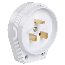 Вилка ВПпл10-01-Ст разборная для плиты 32А с заземл. контактом бел. ИЭК EVP10-32-01-K01 Вилка ВПпл10-01-Ст разборная для плиты 32А с заземл. контактом бел. ИЭК EVP10-32-01-K01