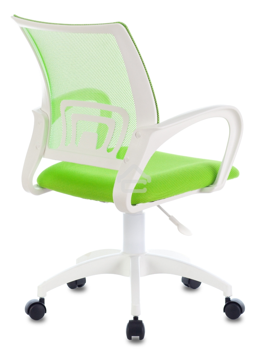 Кресло компьютерное Бюрократ CH-W695NLT TW-03A TW-18 салатовый, крестовина пластик, пластик белый