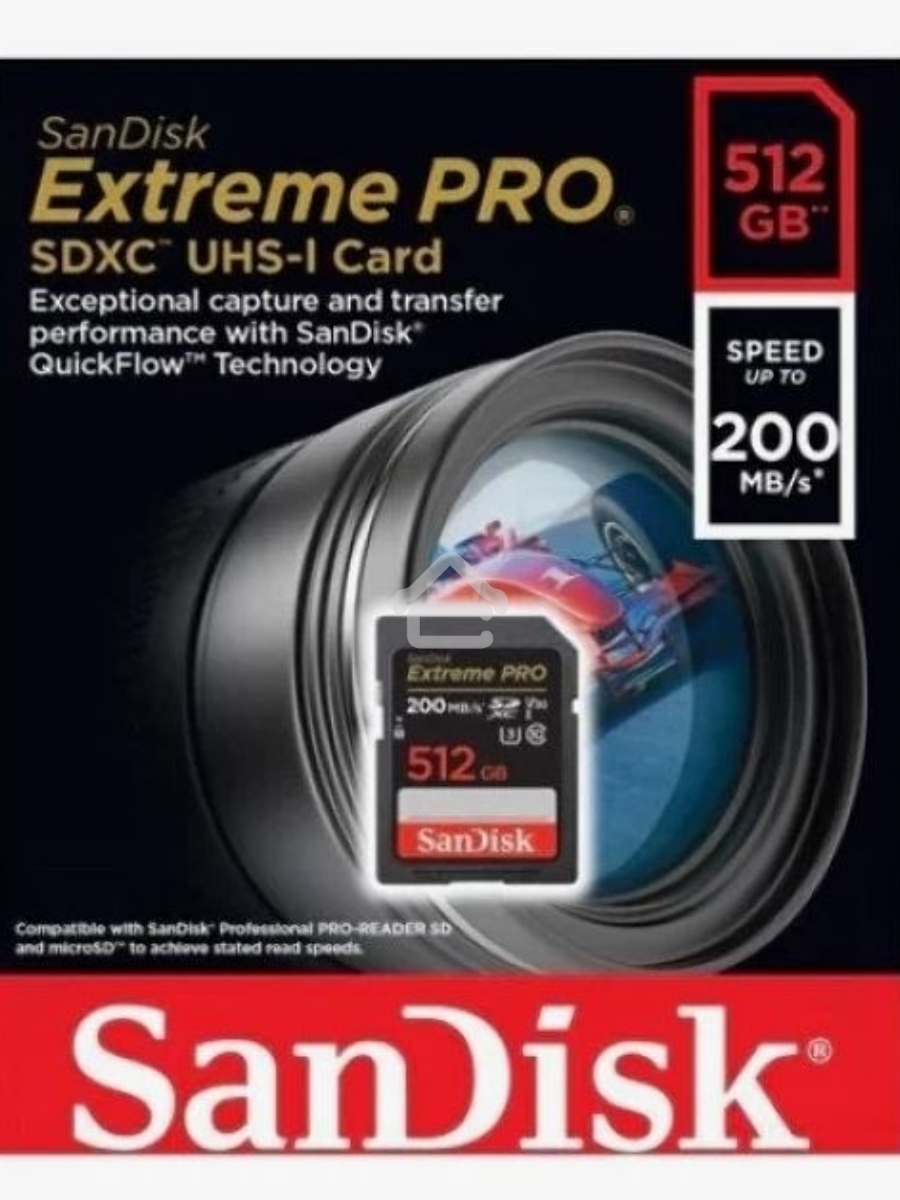 Карта памяти SANDISK SDXC 512GB UHS-1 SDSDXXD-512G-GN4IN