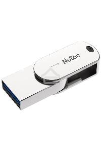 Флеш диск Netac U785 16Gb <NT03U785C-016G-30PN>, USB3.0+TypeC, металлическая