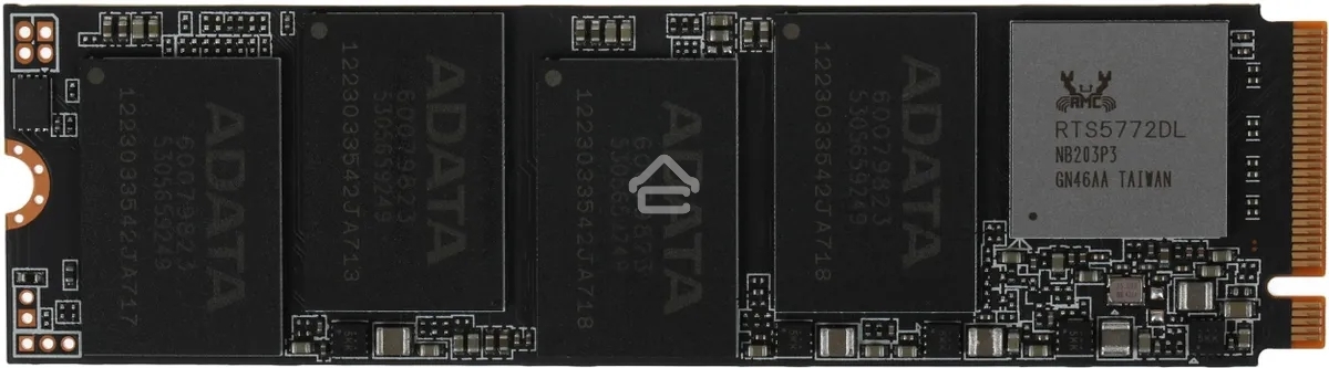 Накопитель SSD ADATA XPG GAMMIX S60, 1Tb, PCIe 4.0 x4, M.2 2280, NVMe, R/W 5000/3200, с радиатором