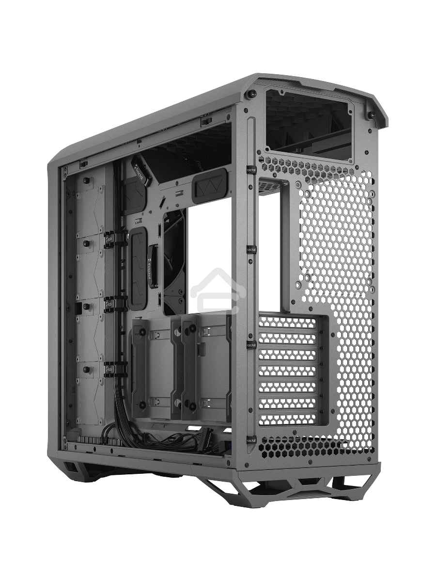 Корпус Fractal Design Torrent Gray TG Light Tint / E-ATX, TG, 2x3.5, 4x2.5, 7xPCI, 1xUSB-C, 2xUSB3.0 / 2x180mm, 3x140mm fans inc. / FD-C-TOR1A-02