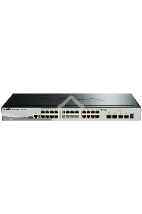 Управляемый стекируемый коммутатор D-Link DGS-1510-28XMP/A1A SmartPro с 24 портами 10/100/1000Base-T с поддержкой РоЕ и 4 портами 10G Base-X SFP+