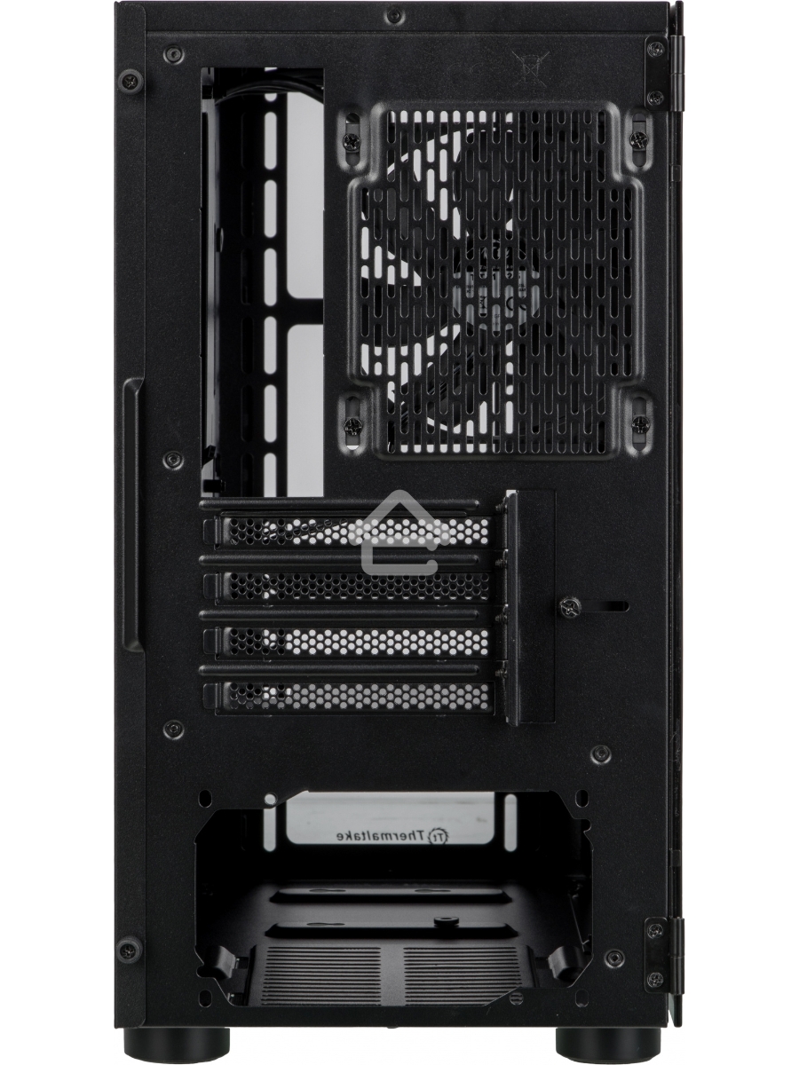 Компьютерный корпус Thermaltake V150 TG CA-1R1-00S1WN-00 Black/Win/SPCC/Tempered Glass*2/ 120mm Standard Fan*1