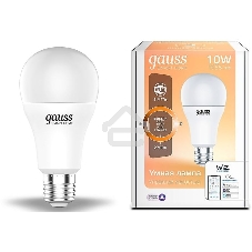 Лампа Светодиодная Gauss Smart Home DIM E27 A60 10 Вт 2700К 1/10/40