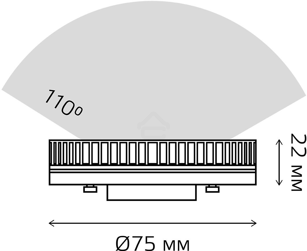 Светодиодная лампа GAUSS 83819 LED Elementary GX53 9W 660lm 2700K 1/10/100 0