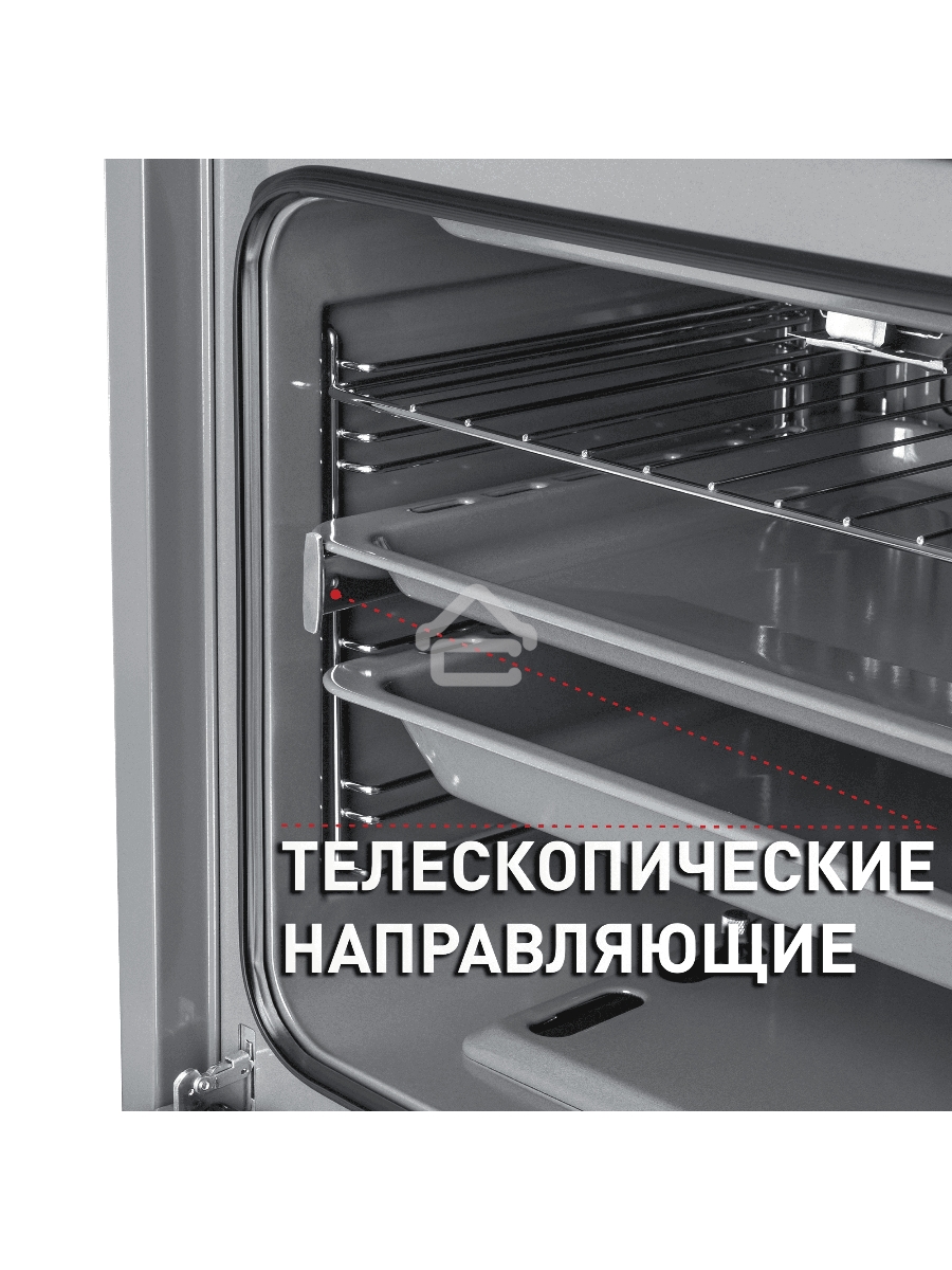 Шкаф духовой газовый Maunfeld MGOG.673W/ Газ, встраиваемый