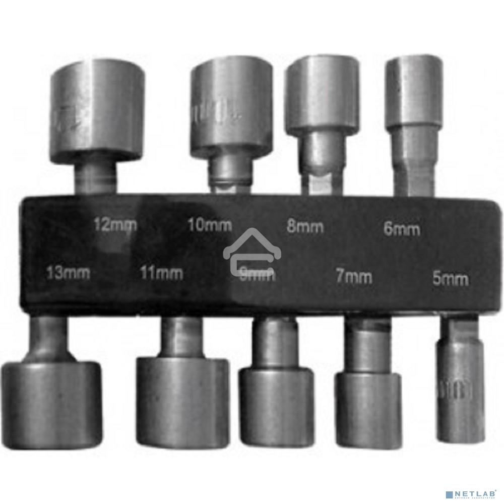 Набор головок FIT 57915набор усиленных головок crv 9 шт ( 5 - 13 мм)