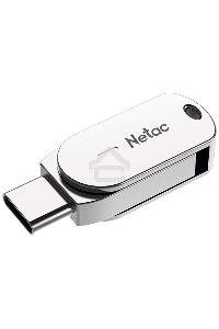 Флеш диск Netac U785 16Gb <NT03U785C-016G-30PN>, USB3.0+TypeC, металлическая