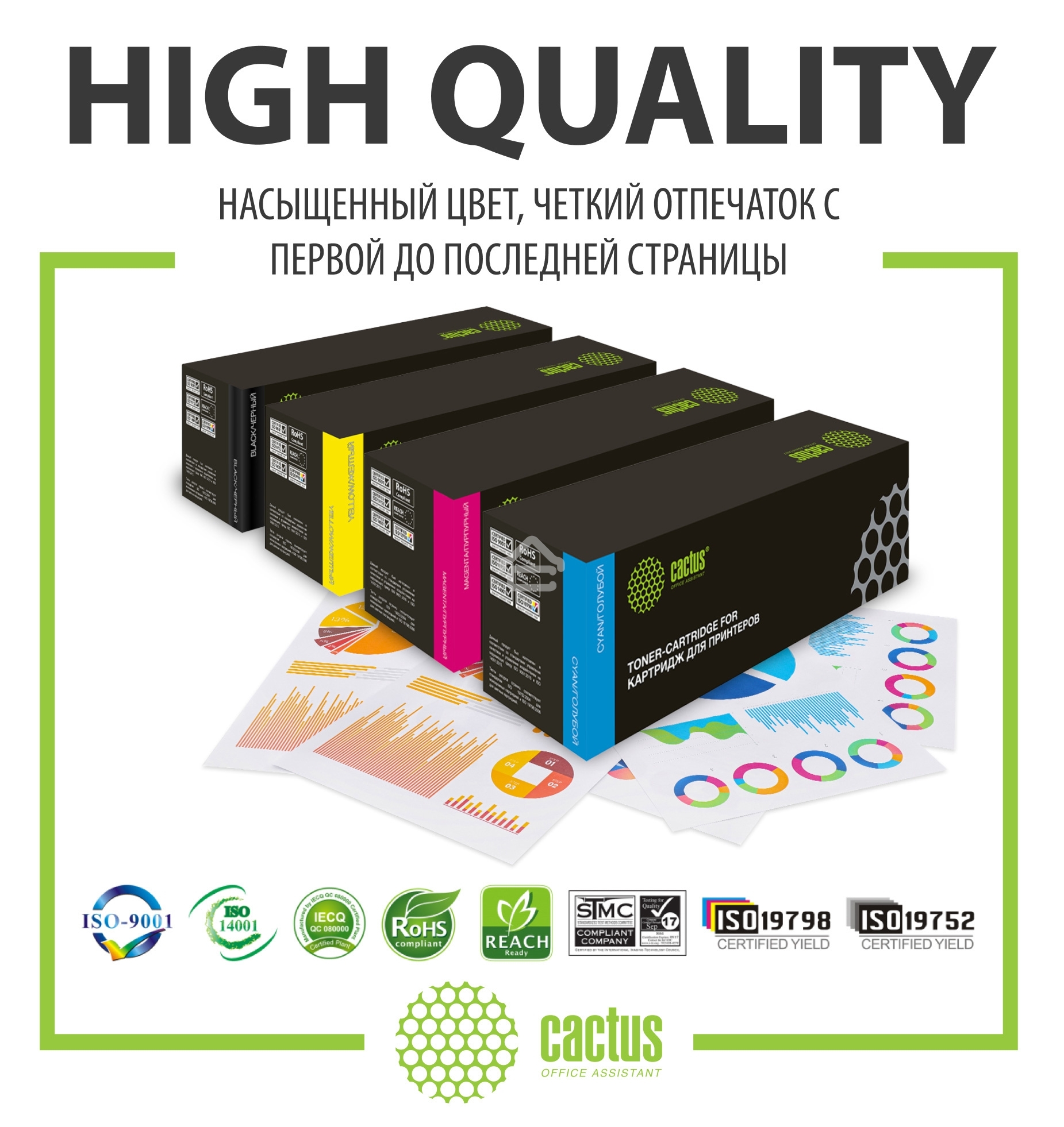 Картридж лазерный Cactus CS-EXV54M пурпурный (8500 стр.) для Canon ImageRunner C3025 MFP/C3025i MFP