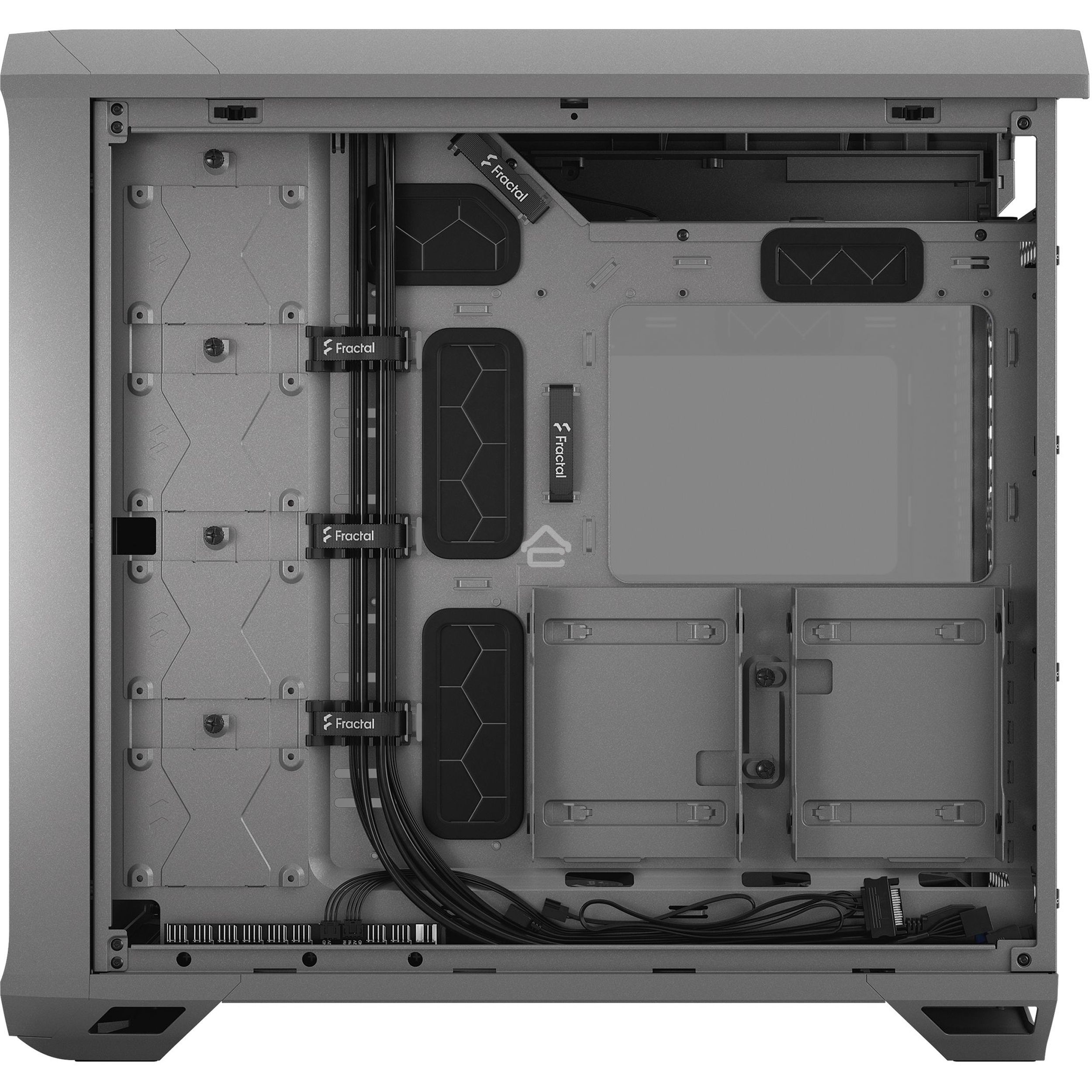 Компьютерный корпус Fractal Design Torrent Gray TG Light Tint/E-ATX, TG, 2x3.5, 4x2.5, 7xPCI, 1xUSB-C, 2xUSB 3.0/2x180мм, 3x140мм fans inc./FD-C-TOR1A-02