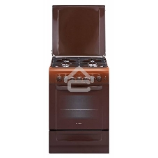 Плита комбинированная Gefest ПГЭ 6102-02 0001 коричневый, конфорок 4 газовых, духовка 55 л, 60 см x 85 см x 60 см