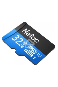 Флеш карта microSDHC 32GB Netac P500 <NT02P500STN-032G-S>  (без SD адаптера) 80MB/s