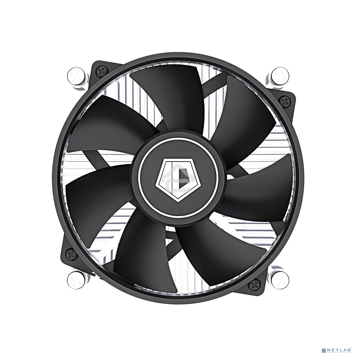 Кулер ID-COOLING DK-19 PWM серебристый/черный 92мм алюминий 2200rpm 26db 4-pin 95W 55мм