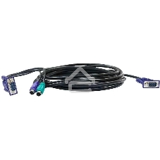 Кабель D-Link DKVM-CB/B1AКабель KVM длиной 1,8 м с разъемами VGA и PS/2