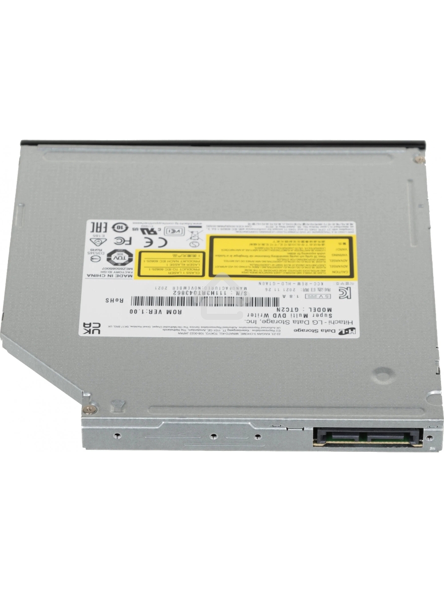 Оптический привод LG DVD-RW SATA Slim Black, 12.7 mm, OEM