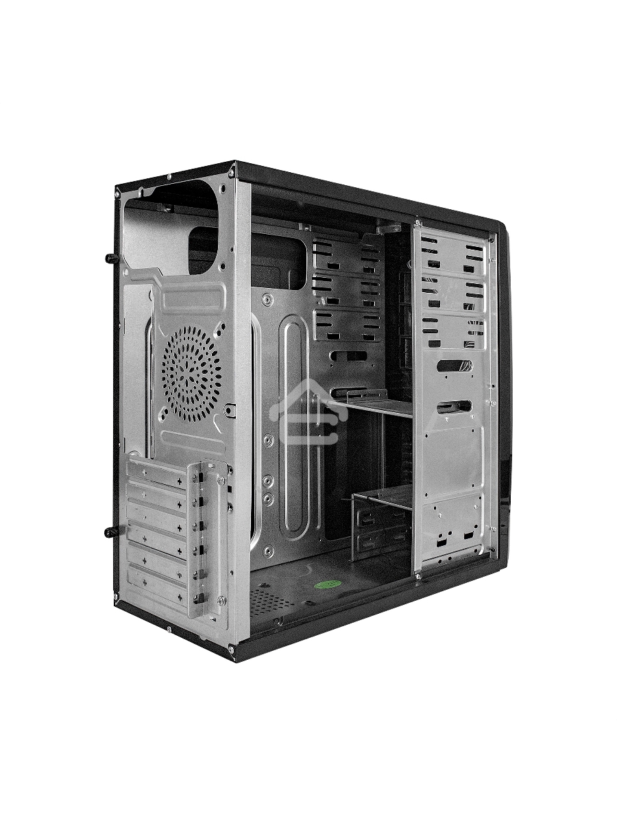 Компьютерный корпус Miditower Exegate CP-604 Black, ATX, <без БП>, 2*USB, Audio