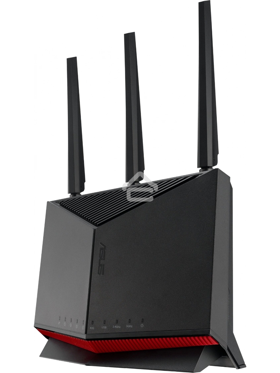 Маршрутизатор ASUS RT-BE86U, черный/красный, 90IG08W0-MO9A0V