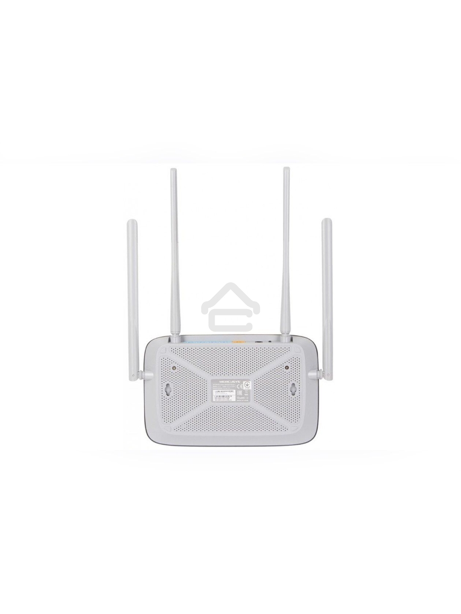 Беспроводный маршрутизатор Mercusys AC12, Dual Band, (867Мбит/с на 5 ГГц + 300Мбит/с на 2,4 ГГц)4 порта 100 Мбит/с, 4 фиксированных антенны