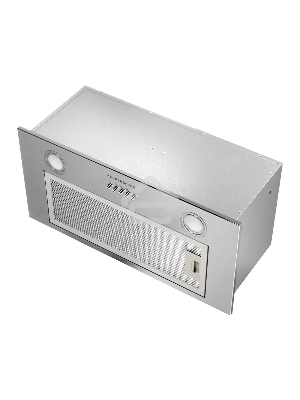 Встраиваемая вытяжка Kuppersberg INPUSH 60 X, High-Tech, 60 см, механическое управление, обратный клапан, 3 скорости, 780 м3/ч, периметральное всасывание, угольный фильтр KF-SC 2 (опция), уровень шума 62 дБ, цвет нержавеющая сталь