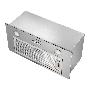 Встраиваемая вытяжка Kuppersberg INPUSH 60 X, High-Tech, 60 см, механическое управление, обратный клапан, 3 скорости, 780 м3/ч, периметральное всасывание, угольный фильтр KF-SC 2 (опция), уровень шума 62 дБ, цвет нержавеющая сталь