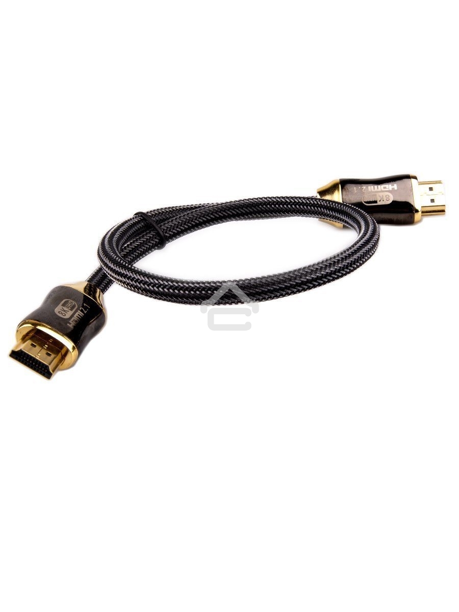 Кабель HDMI 19M/M,ver. 2.1, 8K@60 Hz 0.5m метал разъемы, нейлоновая оплетка Telecom <TCG300-0.5M> Кабель HDMI 19M/M,ver. 2.1, 8K@60 Hz 0.5m метал разъемы, нейлоновая оплетка Telecom