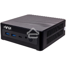 Мини ПК HIPER FACTUM FN2 Intel Core i3 1315U(1.2Ghz)/8192Mb/256PCISSDGb/noDVD/BT/WiFi/war 1y/0.4kg/черный/Win 11Pro + WiFi 6, BT 5.2,черный, БП 90Вт, VESA крепление