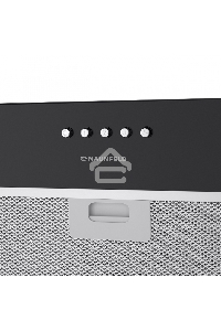Вытяжка Maunfeld CROSBY SINGL 60 BLACK Gl, Полновстраиваемая, 60см, 850 м3, кнопочное управление, черная