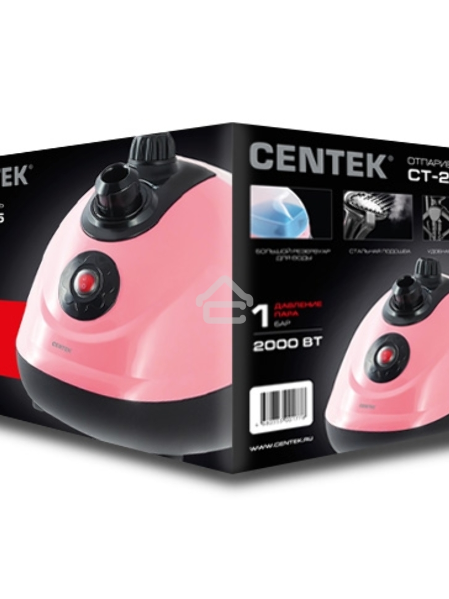 Отпариватель Centek CT-2375 розовый/черн