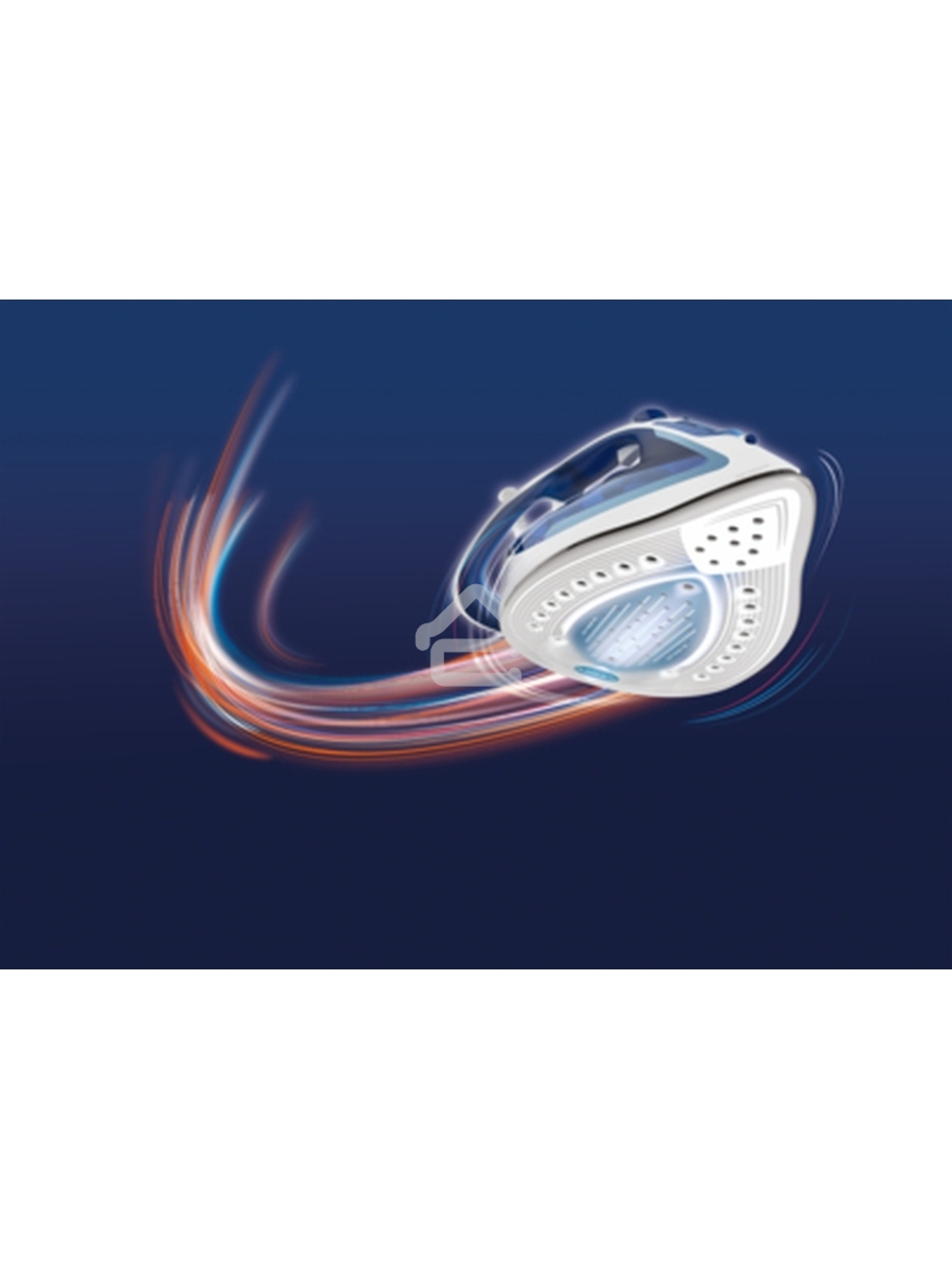 Утюг Tefal FV5715E0, 2200Вт, голубой/белый