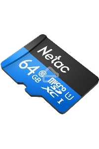 Флеш карта microSDHC 64GB Netac P500 <NT02P500STN-064G-S> (без SD адаптера) 80MB/s