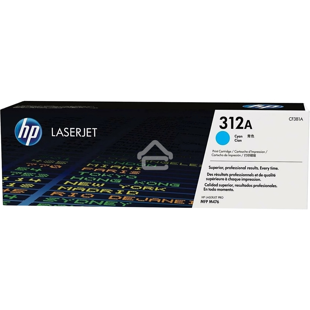 Тонер Картридж HP 312A CF381A голубой для HP CLJ Pro M476 (2400 стр.)