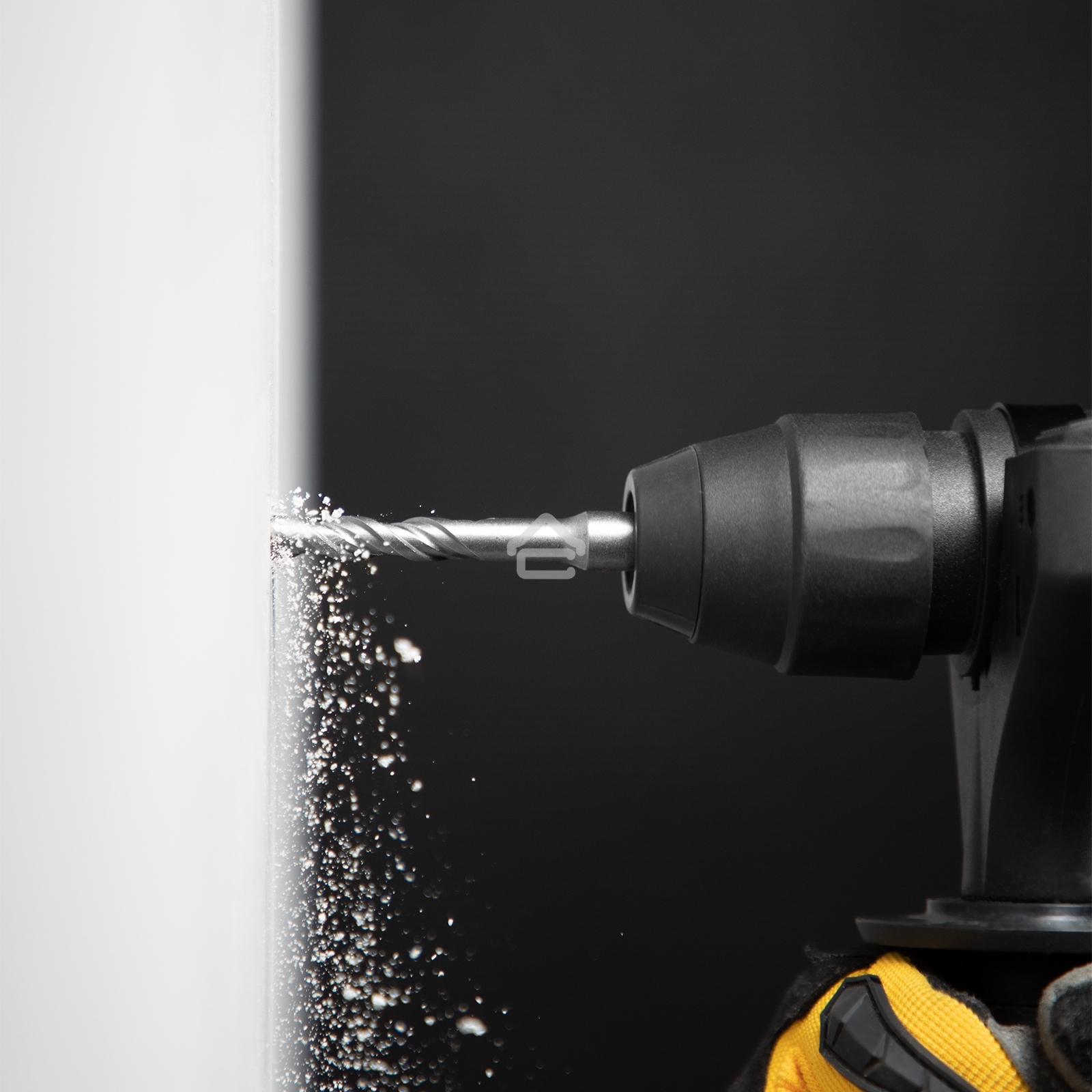 Бур по бетону Denzel двойная спираль, Cobalt W-tip, 8x110 мм, SDS PLUS