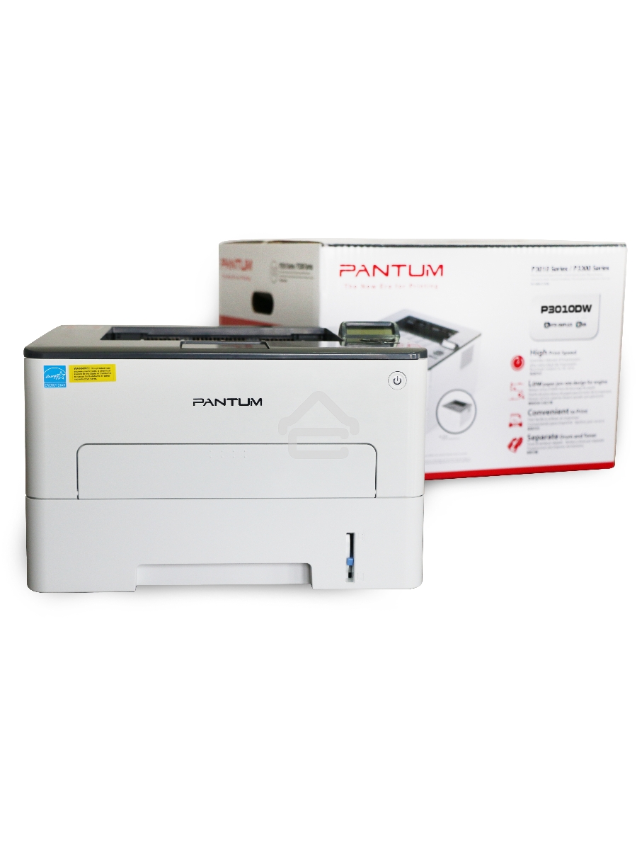 Принтер лазерный Pantum P3010DW, A4, ч/б, печ. до 30 стр/мин., 1200 x 1200 dpi, USB, RJ-45, Wi-Fi, NFC