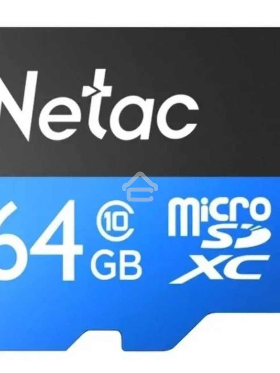 Флеш карта microSDHC 64GB Netac P500 <NT02P500STN-064G-R> (с SD адаптером) 80MB/s