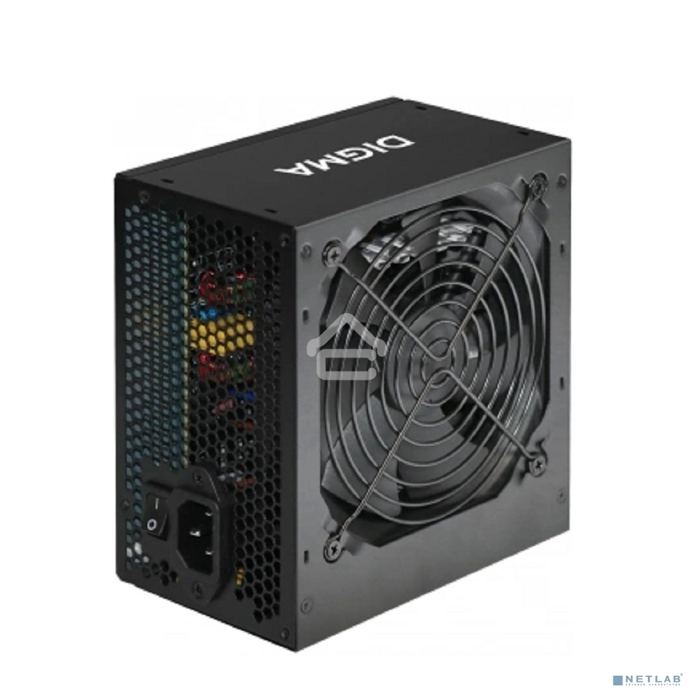 Блок питания Digma DPSU-500W RTL, 500Вт, 120мм, черный