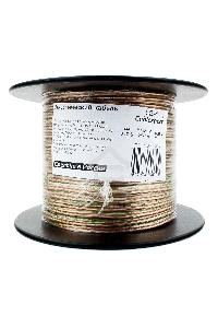 Акустический кабель Cablexpert CC-TC2x0,5-100M, прозрачный, 100 м, на катушке