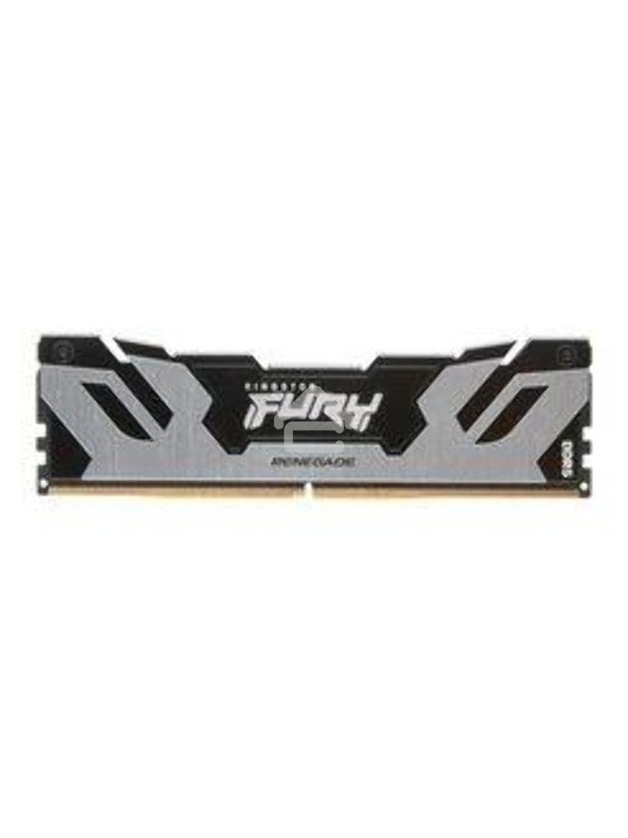 Оперативная память Kingston Fury Renegade, DDR5, 16GB (1x16GB), 6400MHz, CL32, DIMM, с радиатором, серебристый/черный